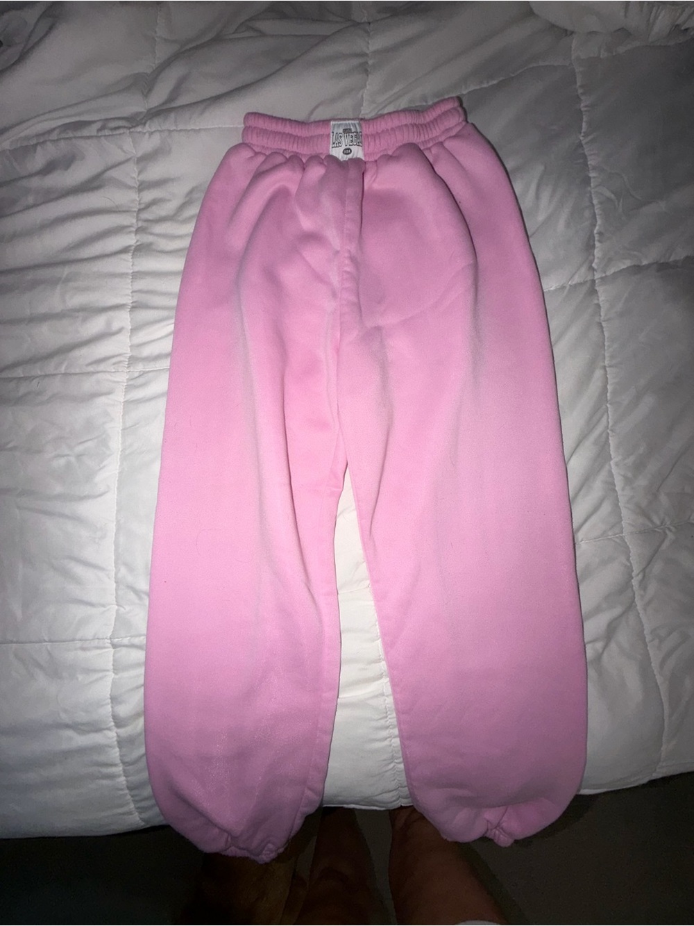 SHEIN Pink Fleece Jogger Pants